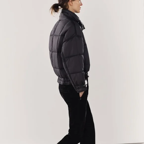 WATER REPELLENT NYLON PUFFER ANORAK ZW COLLECTION SIZE S - Picture 4 of 15